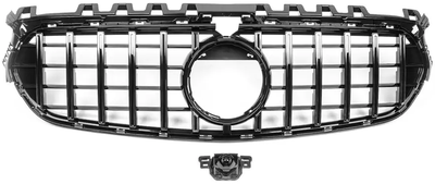 Передня решітка GT (без місця під камеру) для Mercedes B-class W247 2019-2024 рр