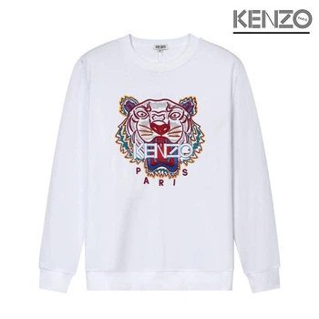 Мужской свитшот KENZO Размер L Белый (SVKZ019)