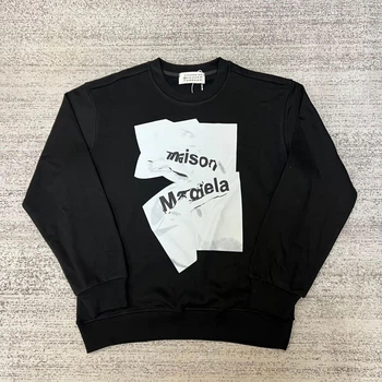 Мужской свитшот Maison Margiela Размер XL Черный (SVMRG067)