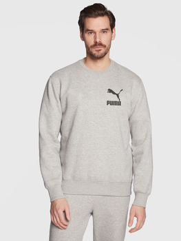 Чоловічий світшот на флісі Puma Розмір XL: XXL Сірий (MST0001804)