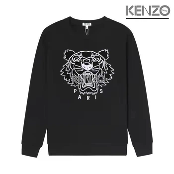 Мужской свитшот KENZO Размер L Черный (SVKZ013)