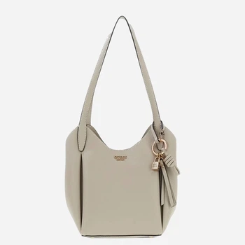 Сумка жіноча зі штучної шкіри середня Guess HWBG9735030-LTA Бежева (800070360355)