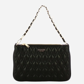 Сумка клатч жіноча зі штучної шкіри Guess PW7577P6322-BLA Чорна (800070360400)