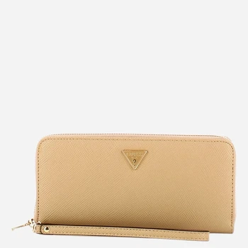 Кошелек женский из искусственной кожи для карточек Guess SWZG9747146-BEI Бежевый (800070360415)
