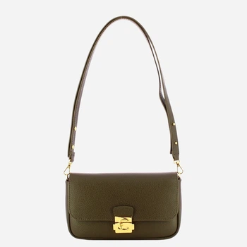 Torebka crossbody damska skórzana Coccinelle E5U4K520101-W25 Khaki (800070363509)