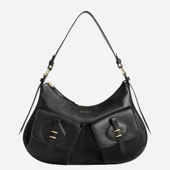 Torebka hobo damska skórzana Coccinelle E1VGK120101-001 Czarna (800070363563)