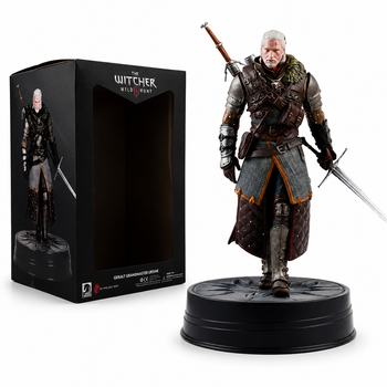 Фигурка Геральта из игры The Witcher 3 20 см, коллекционная статуэтка Ведьмака из ПВХ