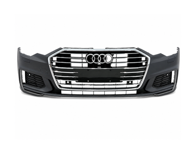 Бампер передний в сборе S-Line CHROME для Audi A6 C8 2018+ для Audi A6 C8 2018- (9365)