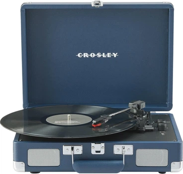Програвач вінілу Crosley Cruiser Deluxe Plus CR8005F-IB Ink Blue c Bluetooth