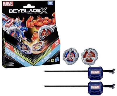 Коллекционный набор Beyblade X Marvel Капитан Америка против Красного Халка (G1690) (5010996305718)