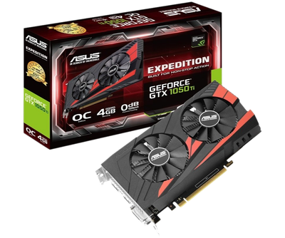 Видеокарта GeForce GTX 1050 Ti 4GB Asus Expedition (EX-GTX1050TI-4G) Б/У
