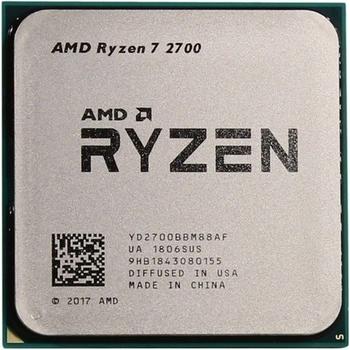 Процесор AMD Ryzen 7 2700 (3.2-4.1 GHz) - Б/У