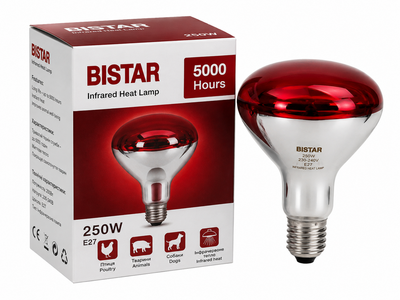 Лампа BISTAR ІКЗК інфрачервона 250 Вт BST-ІКЗК-250