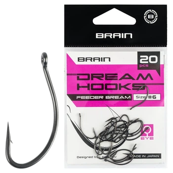 Крючок Brain Dream Hooks Feeder Bream #6 (20шт/уп)
