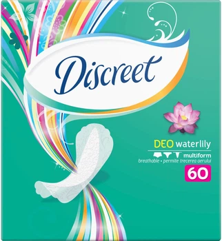 Прокладки щоденні Discreet Deo Water Lily Multiform 60 шт (8001090170354)
