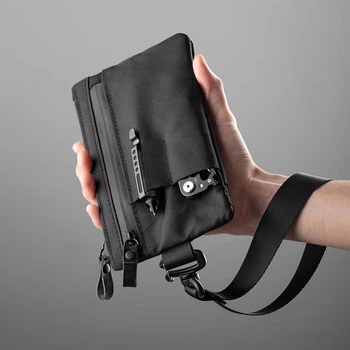 EDC Органайзер поуч гаманець Pouch X-Pac XL з блискавкою YKK для паспорта смартфона (чорний)