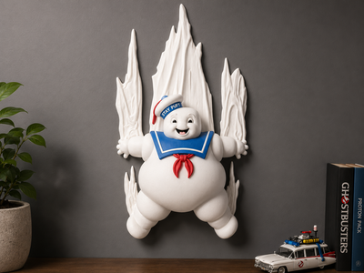 Настінний декор Stay Puft Marshmallow Man з фільму Мисливці на привидів. Aivory