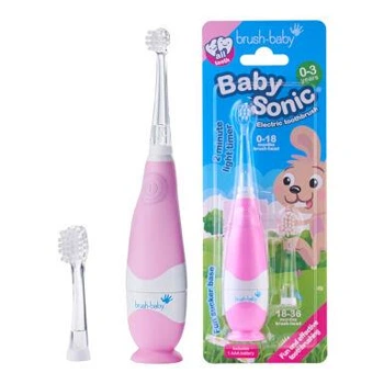 Звукова зубна щітка для дітей 0-3 років BRUSH-BABY BabySonic (04401C)
