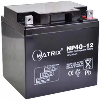Акумуляторна батарея Matrix 12V 40Ah (NP40-12)