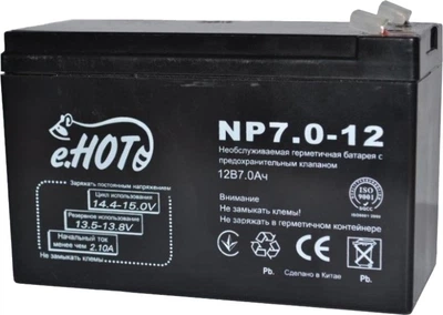 Акумуляторна батарея Enot AGM 12V-7Ah (NP7.0-12/no VAT)