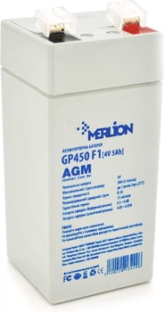 Акумуляторна батарея MERLION AGM 4 V 5 Ah (GP450F1)
