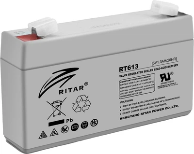 Акумуляторна батарея AGM RITAR 6V 1.3Ah (RT613)