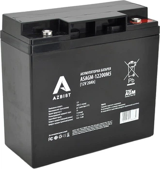Аккумуляторная батарея AZBIST Super AGM 12V 20.0Ah (ASAGM-12200M5)