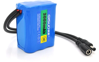 Акумуляторна батарея літієва QiSuo 24V 3A з елементами Li-ion 18650 DC5.5x2.1 (YT26004)