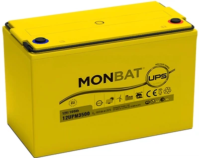 Аккумуляторная батарея MONBAT TOP TERMINAL 12UPM3500 AGM 12V/100 Ah (YT37285)