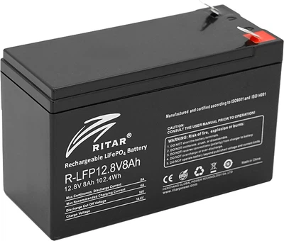 Аккумуляторная батарея Ritar LiFePO4 12.8V 8Ah (YT38097)