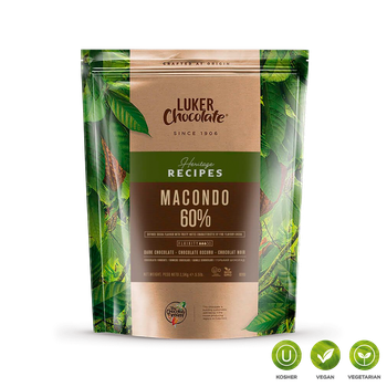 Шоколад чорний MACONDO 60% Luker Chocolate, 2,5 кг