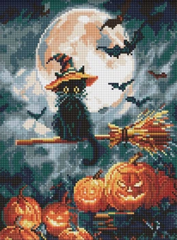 Алмазная мозаика Маленький колдун ©art_selena_ua 30x40 AMO20005 Идейка