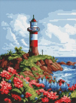 Алмазная мозаика без подрамника Живописный край ©art_selena_ua 30x40 AMC7986 Идейка