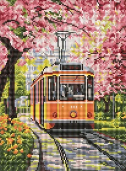 Алмазная мозаика Цветущая дорога ©art_selena_ua 30x40 AMO8206 Идейка