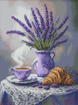 Алмазна мозаїка Лавандовий натюрморт ©art_selena_ua 30x40 AMO8208 Ідейка