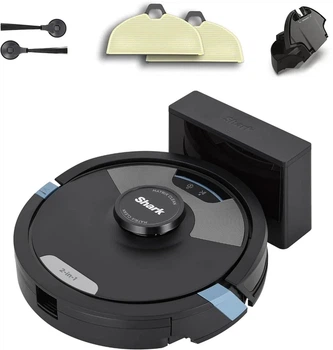 Робот-пылесос с влажной уборкой Shark Matrix Plus 2-in-1 RV2620WDEU, LiDAR, Sonic Mopping, до 110 мин, черный
