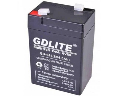 Аккумулятор GDLiting GD-645 6V 4.0Ah для солнечных панелей