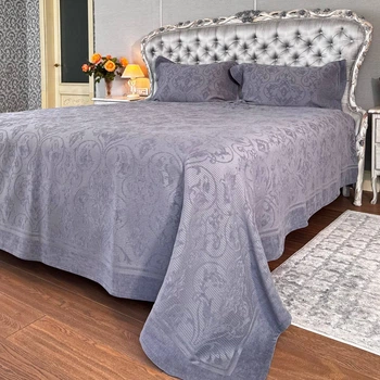 Покривало з наволочками Maison Dor Marjolaine, 250х260 антрацит