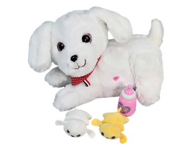 Интерактивная мягкая игрушка Собачка, 933-140E біла