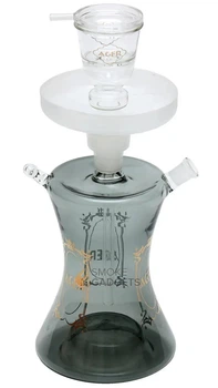 Кальян Ager Temple Mini Black, стеклянный, 36 см, с кейсом 5263597