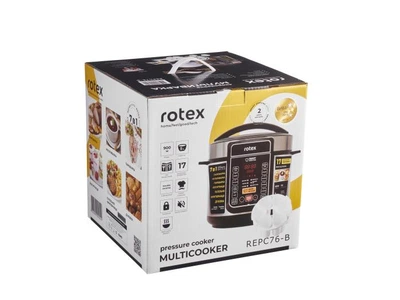 Мультиварка-скороварка REPC 76-B 17пр. 900W Rotex