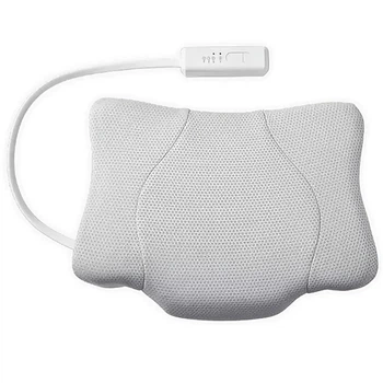 Массажная подушка LERAVAN Neck pillow вибромассажная ткань + пластик серый