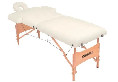 Массажный стол EasyFit ZenRest кушетка складная Бежевый с чехлом