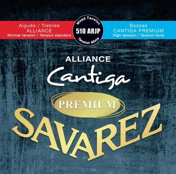 Струны для классической гитары Savarez Alliance Cantiga Premium 510-ARJP Mixed Tension, 25-44