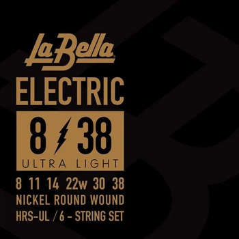 Струны для электрогитары La Bella HRSUL, 8-38