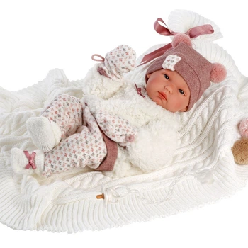 Лялька Llorens 63576 Bimba 35 см у шубці