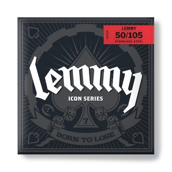 Струны для бас-гитары Dunlop LKS-50105 Lemmy Kilmister Stainless Steel, 50-105