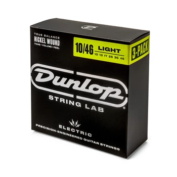Струны для электрогитары Dunlop 3PDEN-1046 Nickel Wound (3 комплекта), 10-46