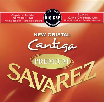 Струны для классической гитары Savarez New Cristal Cantiga Premium 510-CRP Normal Tension, 28-43