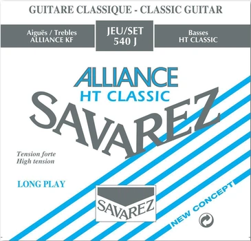Струны для классической гитары Savarez Alliance HT Classic 540-J High Tension, 24-44